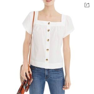 J Crew button front blouse